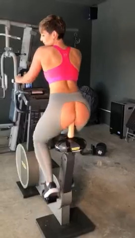 Morning Exercise With Dildo