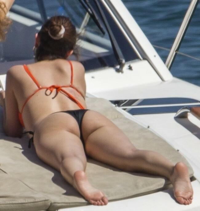 Selena Gomez Thong Bikini Boat Photos Leaked (1)