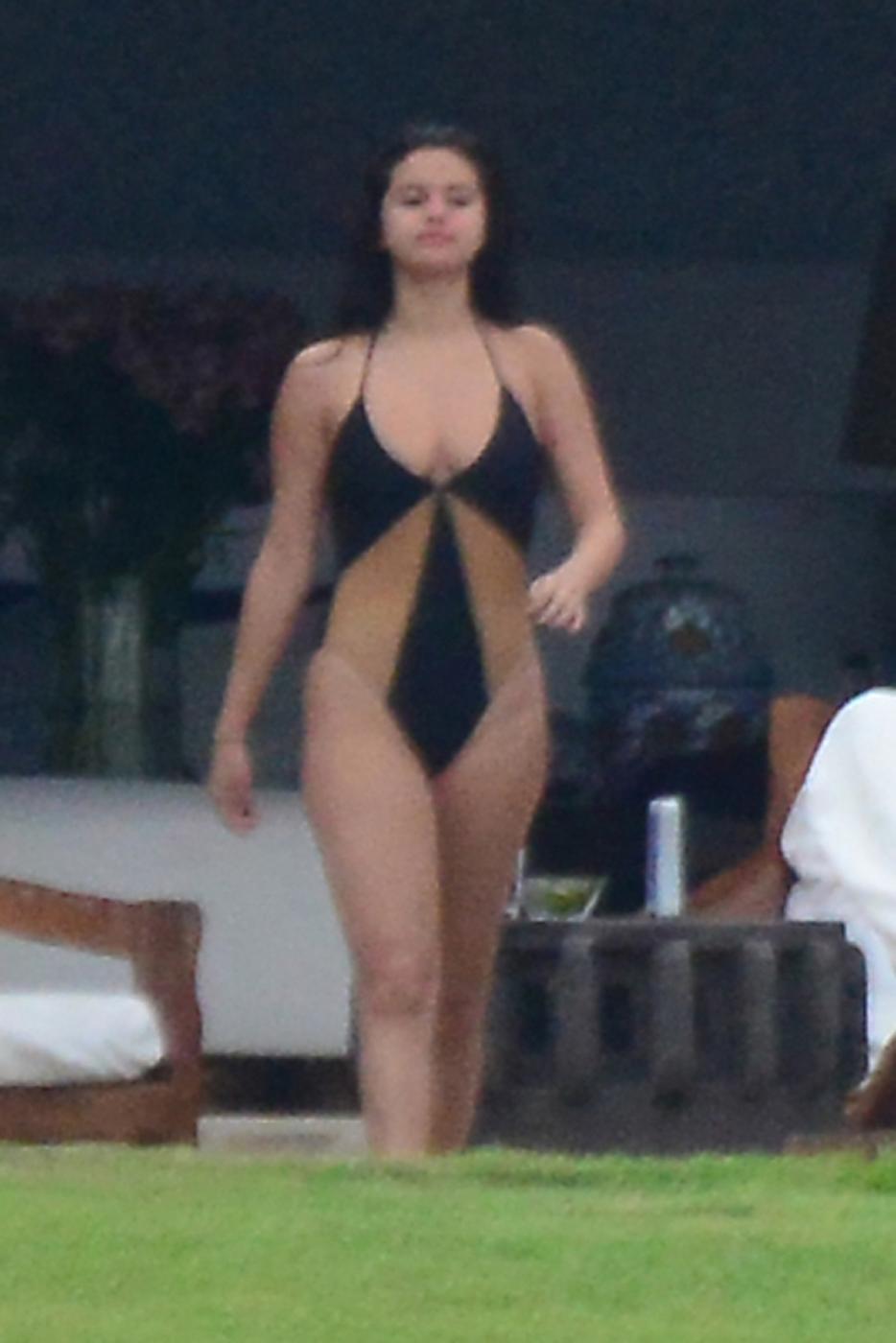 Selena Gomez Thong Bikini Boat Photos Leaked