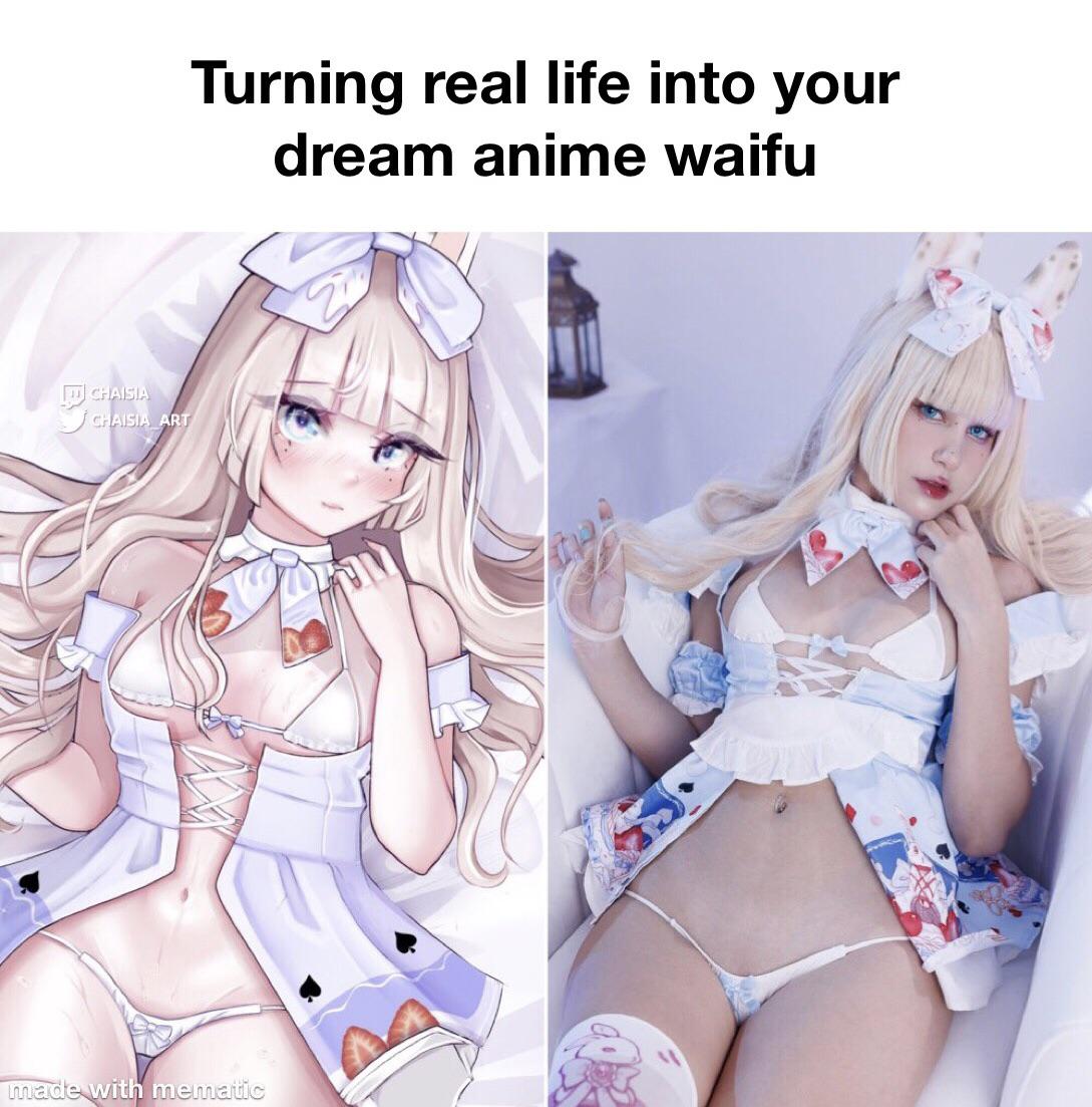 Anime vs Real life Art by Chaisia (2)