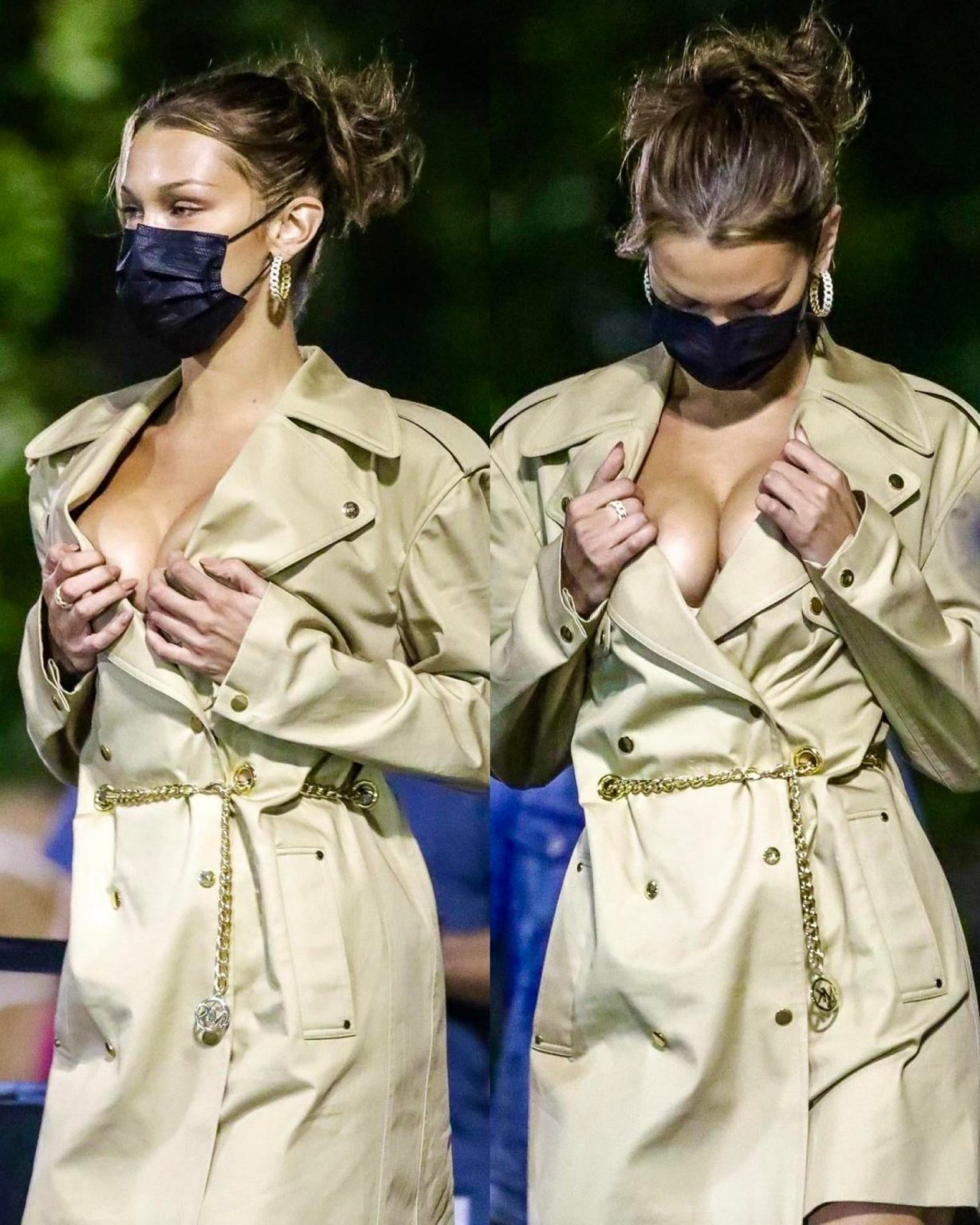 Bella Hadid See through Nude Photos