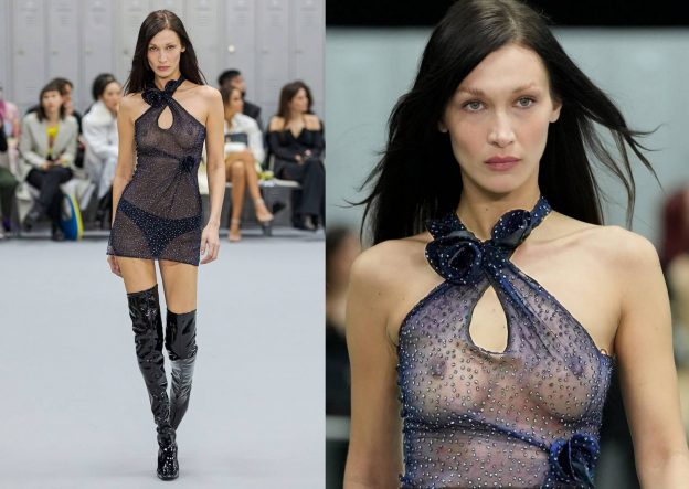 Bella Hadid See through Nude Photos