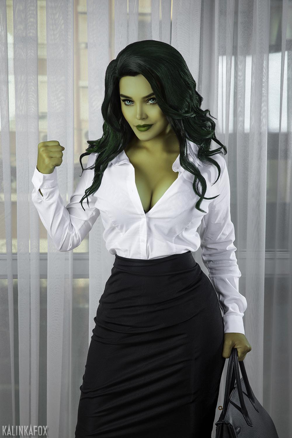 Kalinka Fox She-Hulk Cosplay Nude Patreon Photos Set Leaked (12)