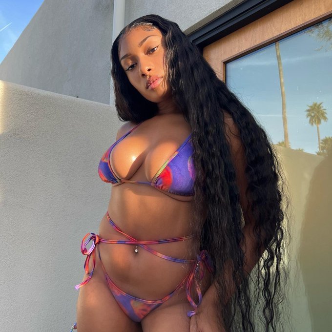 Megan Thee Stallion Hot in Bikinis Photos