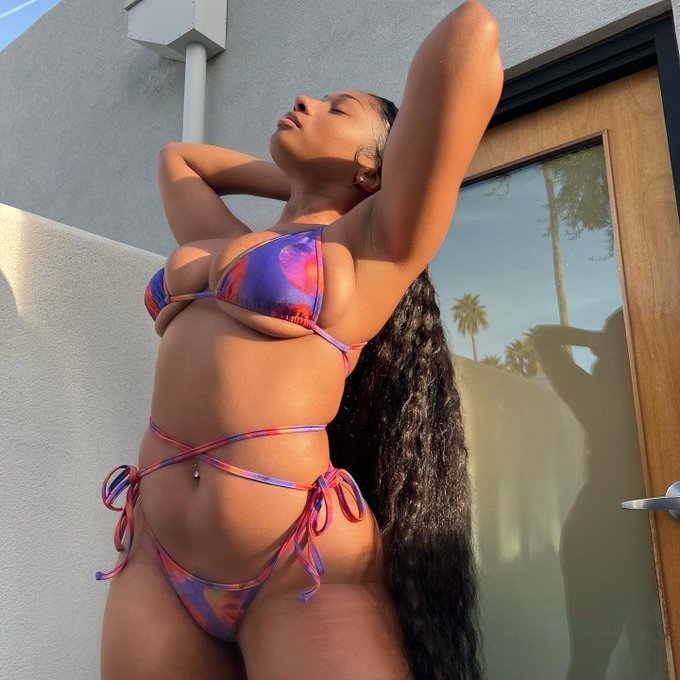 Megan Thee Stallion Hot in Bikinis Photos