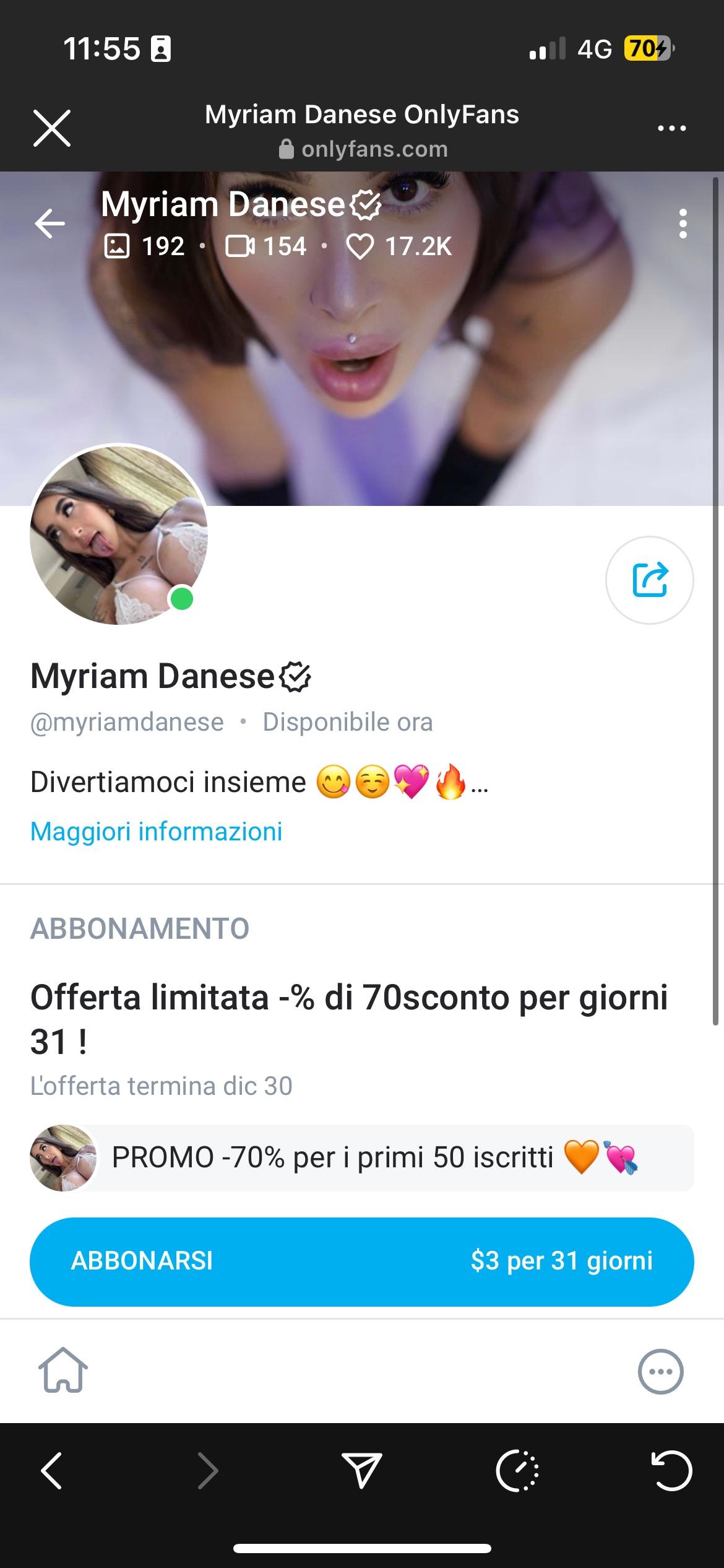 Myriam Danese – Onlyfans Girl Nude Sexy photos – 1