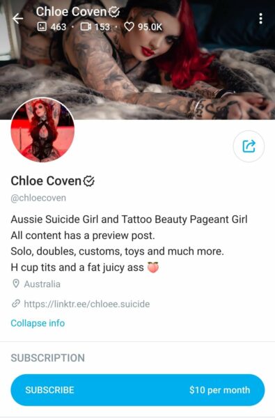 Chloe Coven – Onlyfans Girl Nude Sexy photos – 1