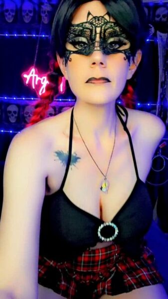 ArtWithArgent Goth Onlyfans Girl Nude Porn Video Leaked – 10