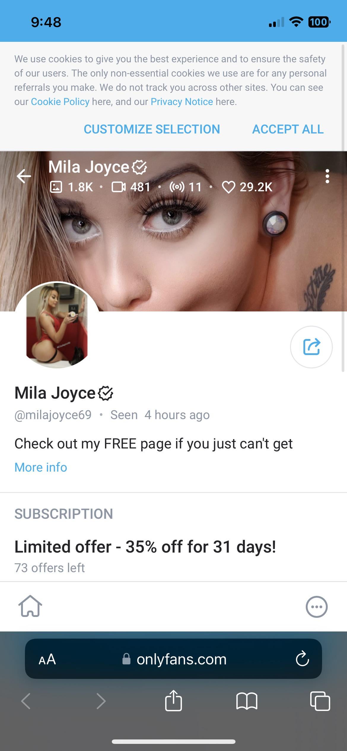 milajoyce69 please – Onlyfans Girl Nude Sexy photos – 1