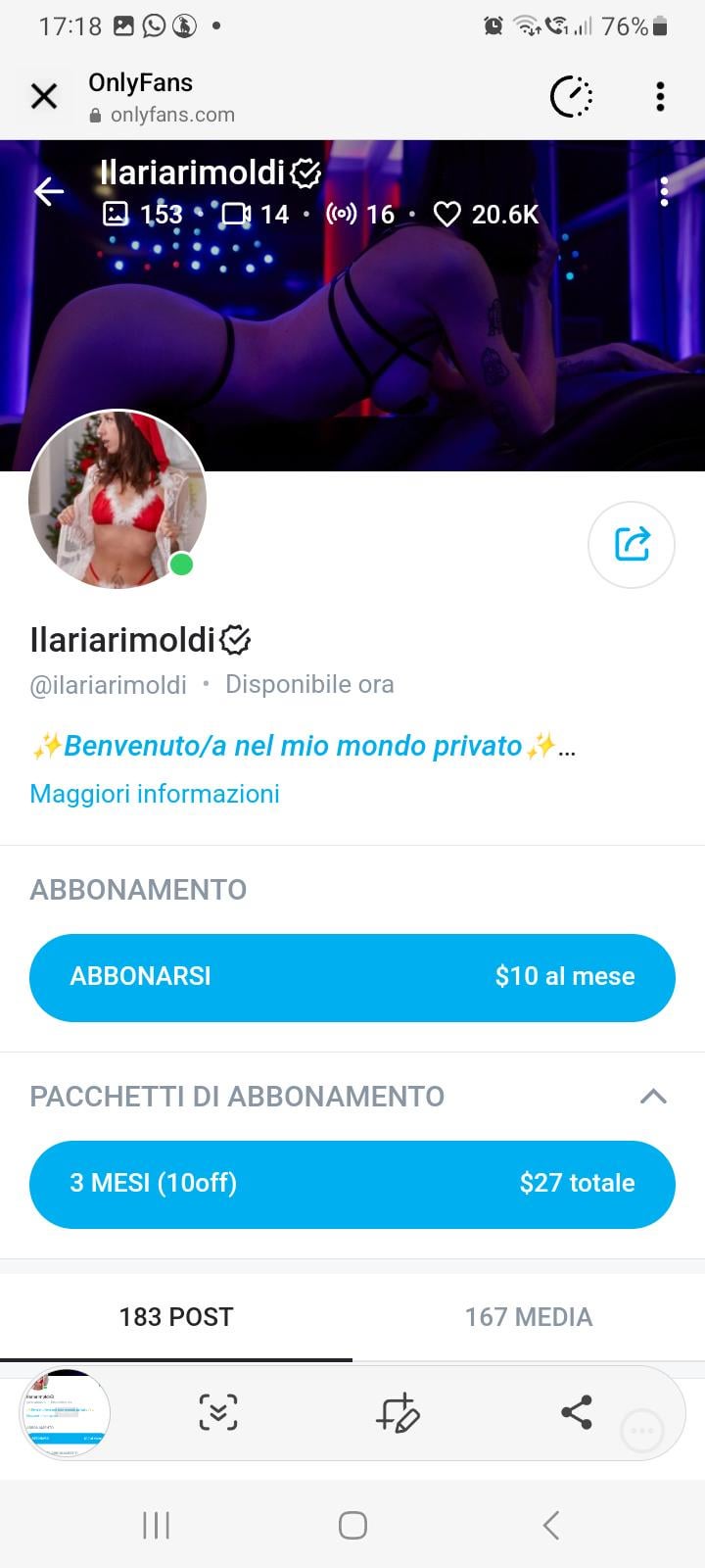 Ilariarimoldi – Onlyfans Girl Nude Sexy photos – 0
