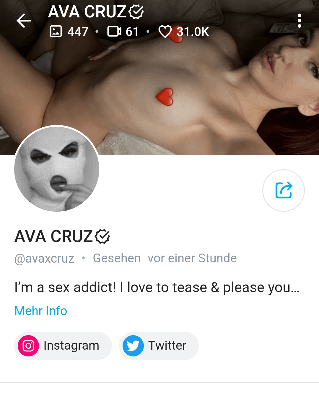 Ava Cruz – Onlyfans Girl Nude Sexy photos – 1