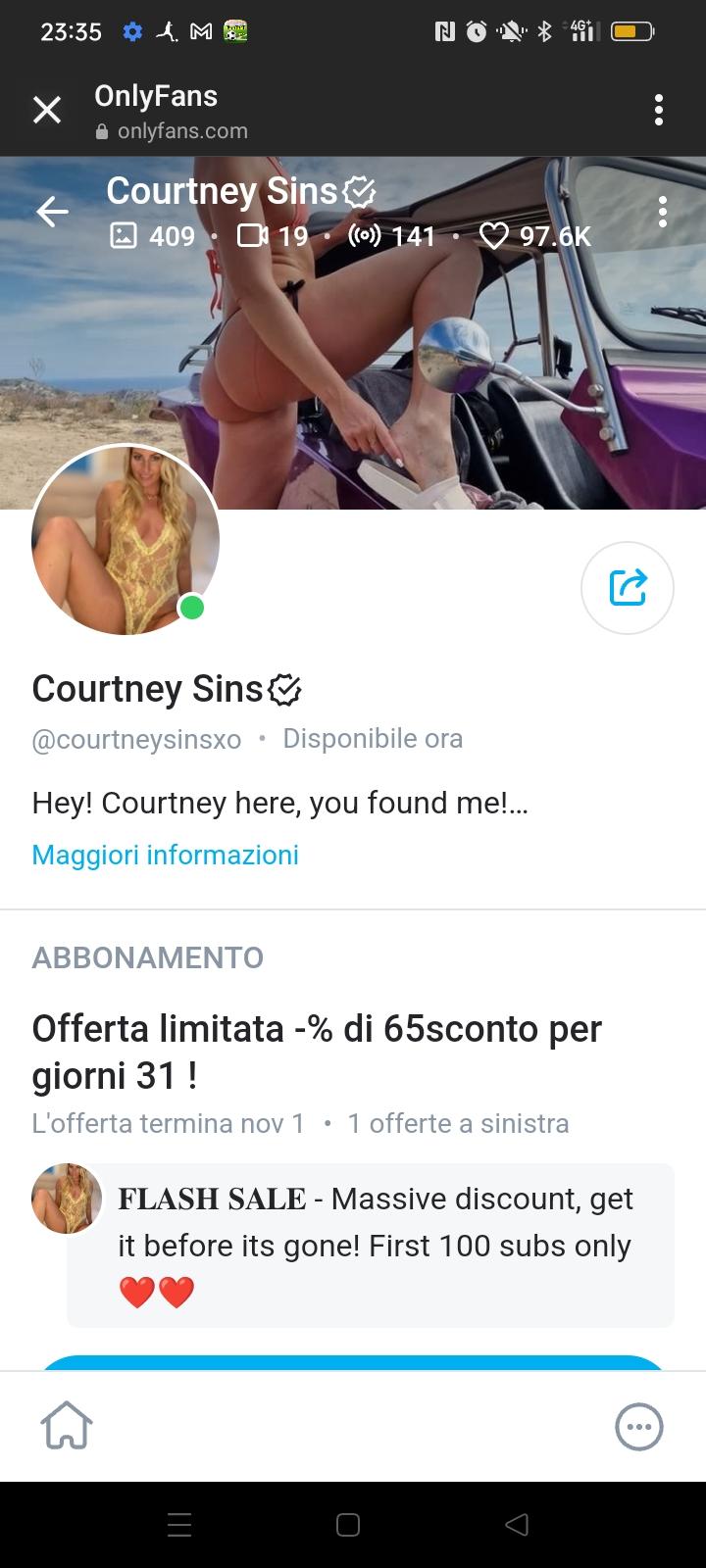 Courtney Sins - Onlyfans Girl Nude Sexy Photos Leaked - 5