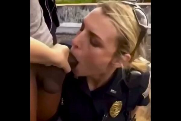 Cockdoula holding BBC for Officer Jane to service – Nude