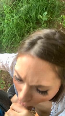 Thanking him for giving me a ride Cumshot Porn Video