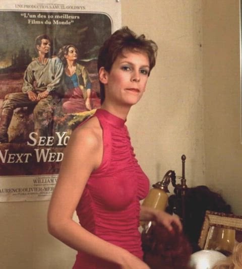 Jamie Lee Curtis amazing tits in Trading Places (1983) –