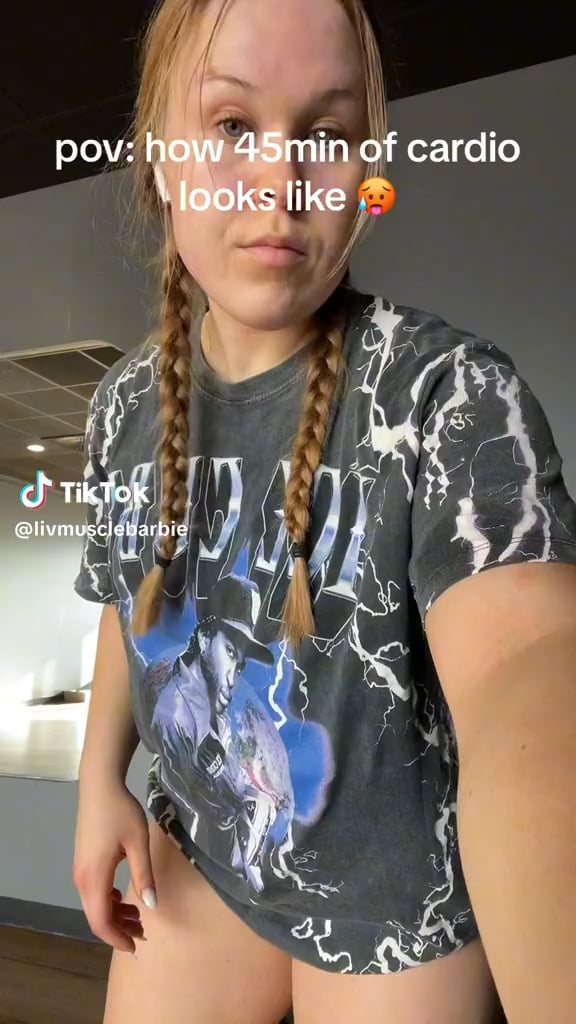 So sweaty @livmusclebarbie on TikTok – Onlyfans Girl Nude Sexy
