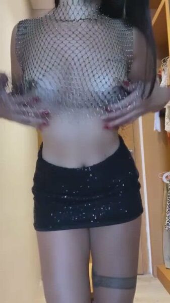 Just want you to lick my boobies through these fishnets :P