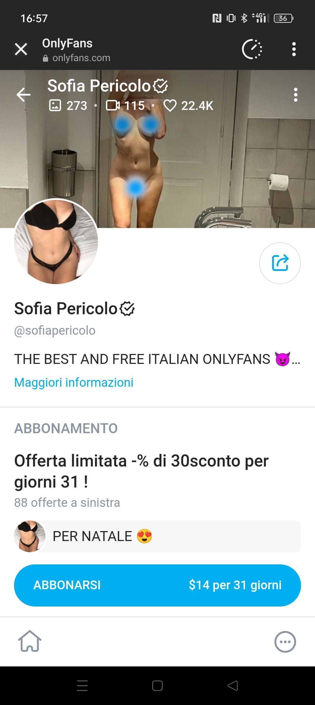 Sofia pericolo - Onlyfans Girl Nude Sexy photos - 1 - RealPornClip.Com