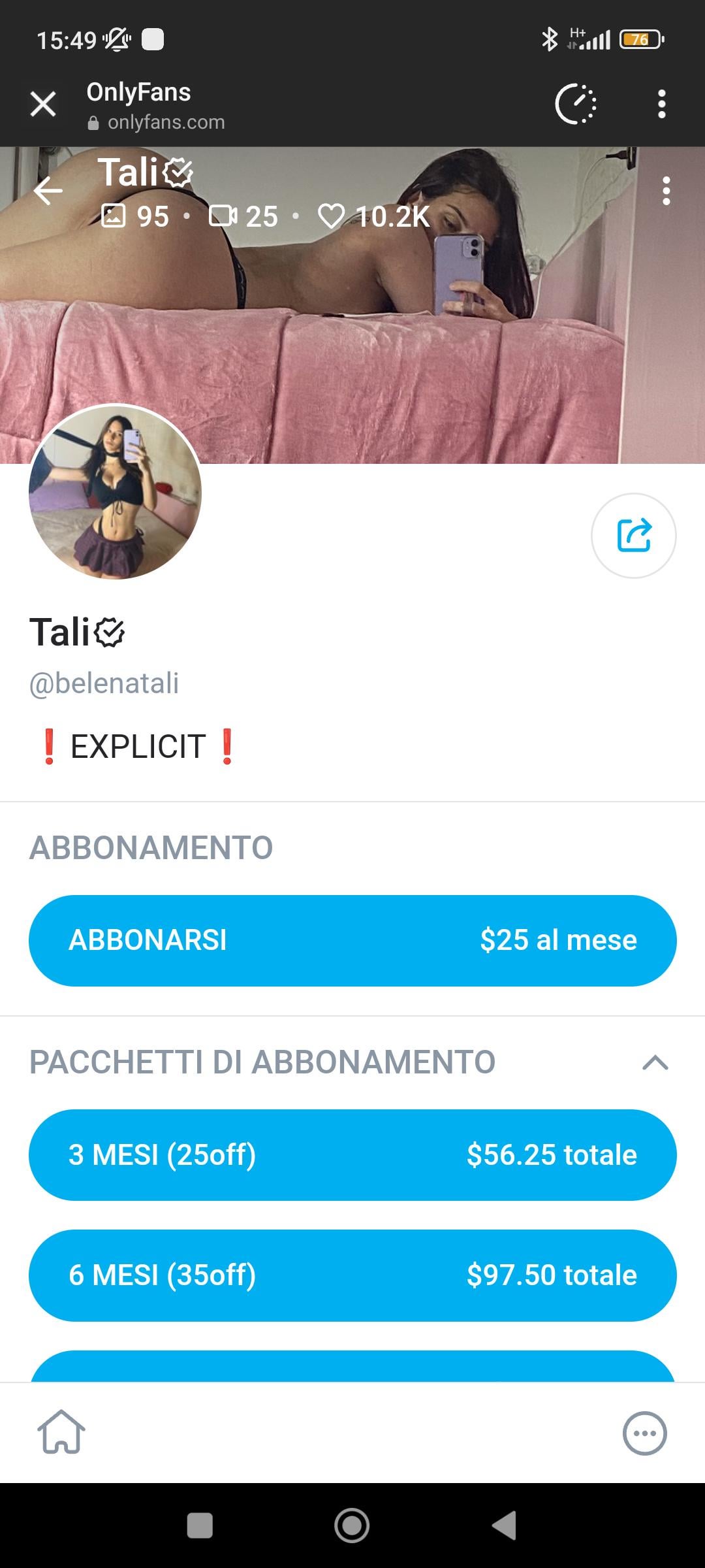 Belen natali – Onlyfans Girl Nude Sexy Photos Leaked –