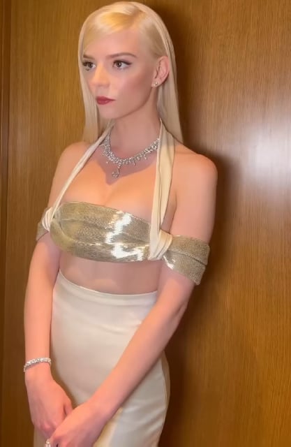 Anya Taylor-Joy’s BAFTA after party look. Nude Sexy Video Leaked
