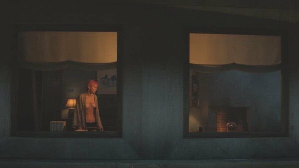 Emma Corrin new topless scene from A Murder at the
