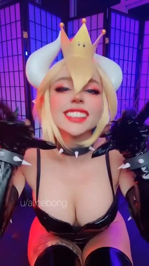 Bowsette from Super Mario Bros by Alice Bong