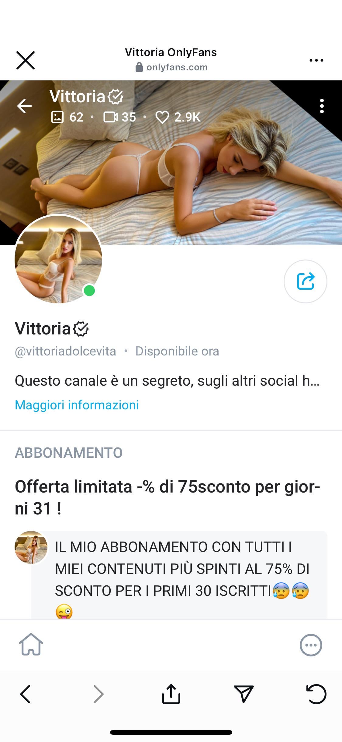 Vittoria Dolcevita – Onlyfans Girl Nude Sexy photos – 1