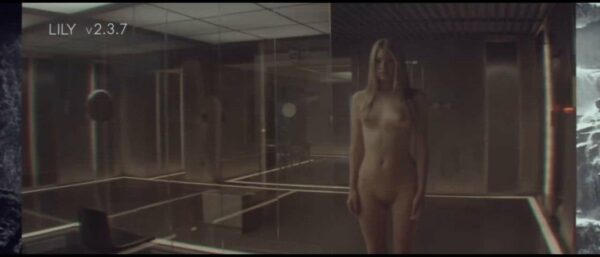 [Topless] [Bush] Claire Selby from Ex Machina (2014) – Nude