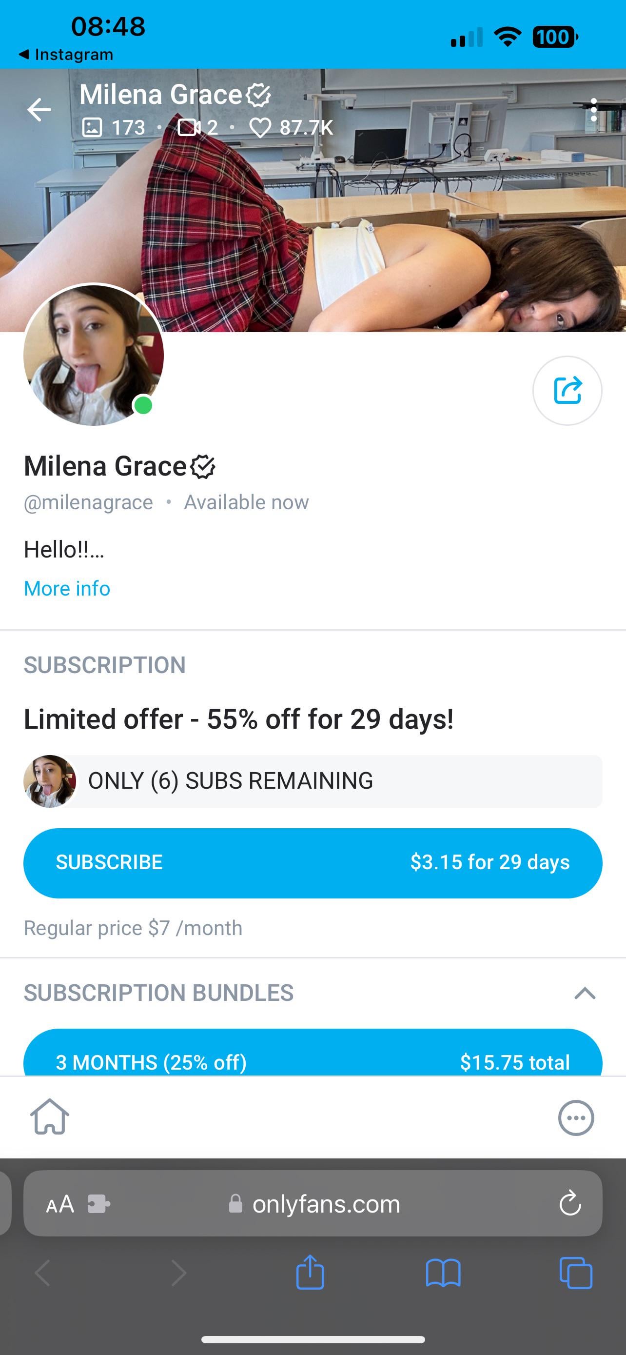 Milena grace – Onlyfans Girl Nude Sexy photos – 0