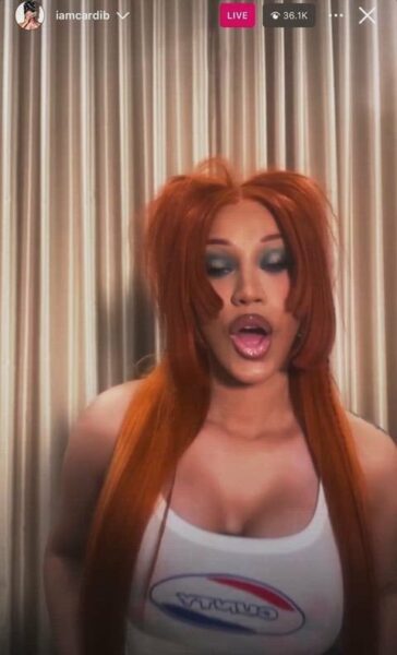 Cardi B With Big Tits Nude Sexy Video Leaked –