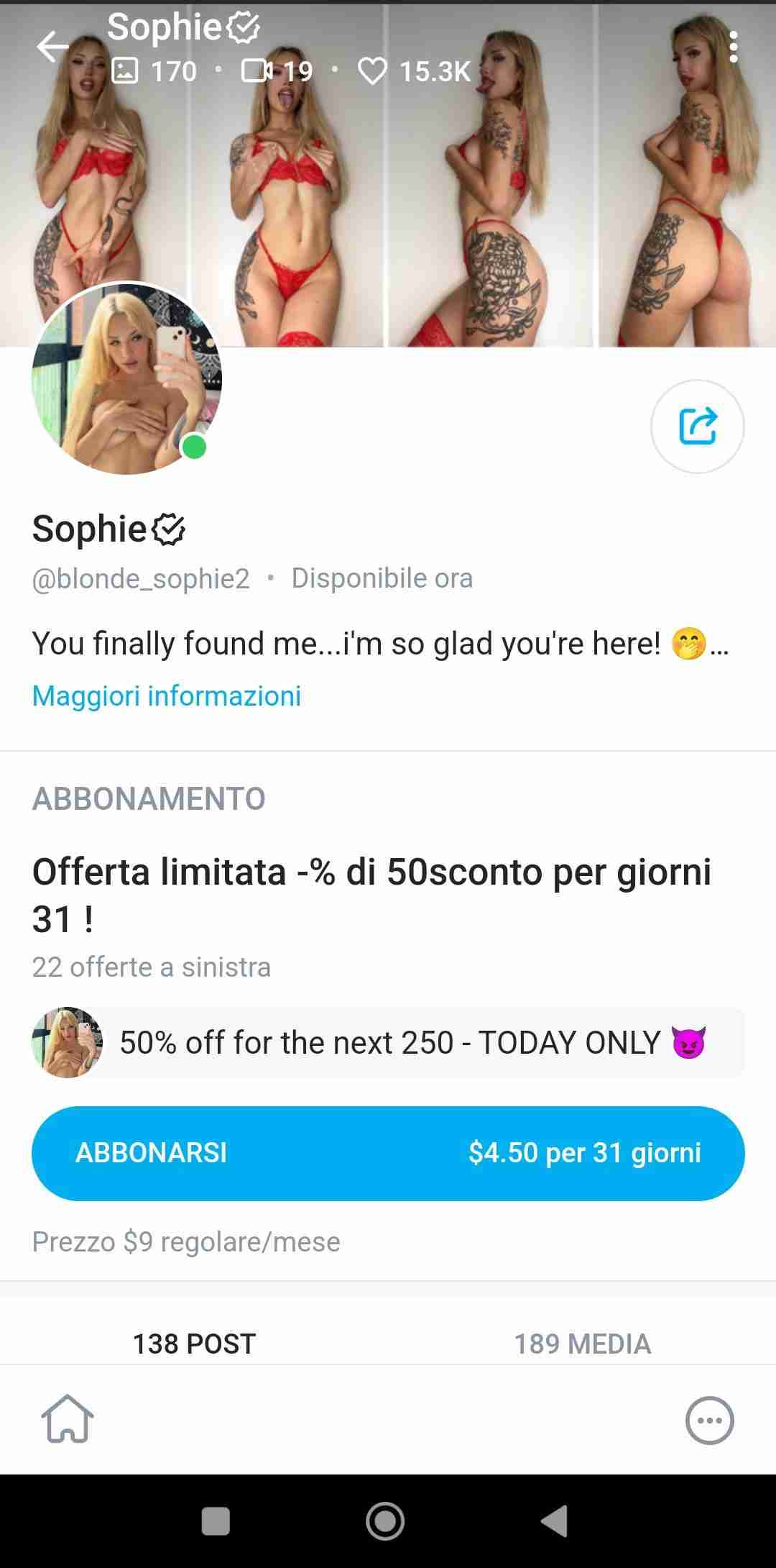 Sophie Blonde – Onlyfans Girl Nude Sexy Photos Leaked –