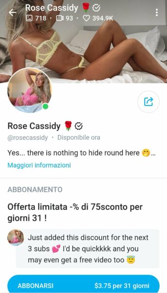 Rose cassidy – Onlyfans Girl Nude Sexy photos – 2