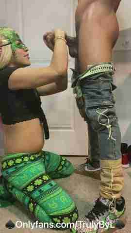 Getting Big Black Cock Drunk On St. Paddy’s Day 😈