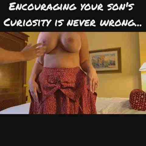 A son’s curiosity and a mother’s generosity Amateur Porn Sex