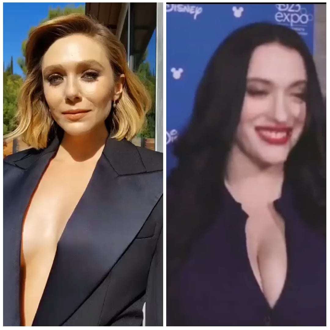 Elizabeth Olsen🔥 Vs Kat Dennings🔥 Nude Sexy Video Leaked –