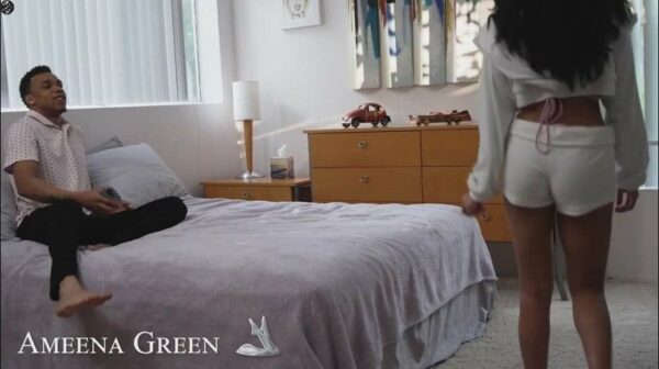 My Sister’s Hot Friend – Ameena Green Black on Black