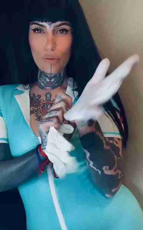 gotike Tattooed Onlyfans Girl Nude Porn Video Leaked – 91
