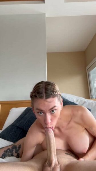 I’m the happiest with a cock down my throat –
