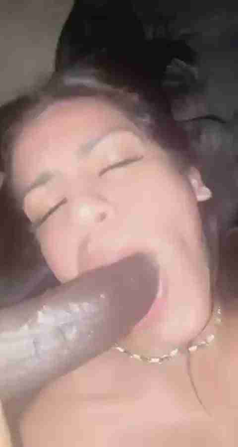 Married brunette barely taking my BBC in her mouth. Next