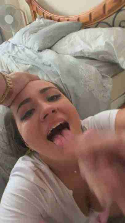 Big Tits Brunette Cum Cum In Mouth Cumshot Dirty Talk Facial Latina Pretty Smile Porn GIF by littlelainelassie