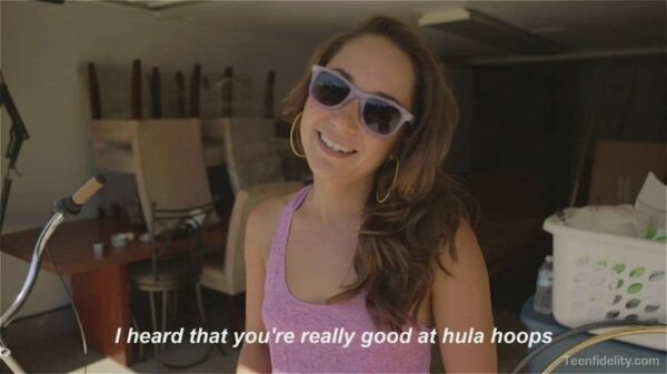 Remy Lacroix chilling and hula hooping Nude Porn Video Leaked