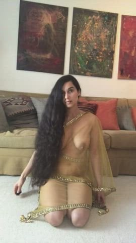 Do you like me teasing you in traditional Indian clothes?