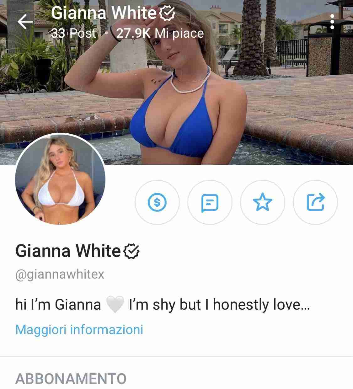 Gianna White – Onlyfans Girl Nude Sexy Photos Leaked –