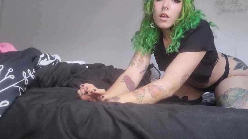 IckyBillie Goth Onlyfans Girl Nude Porn Video Leaked – 61