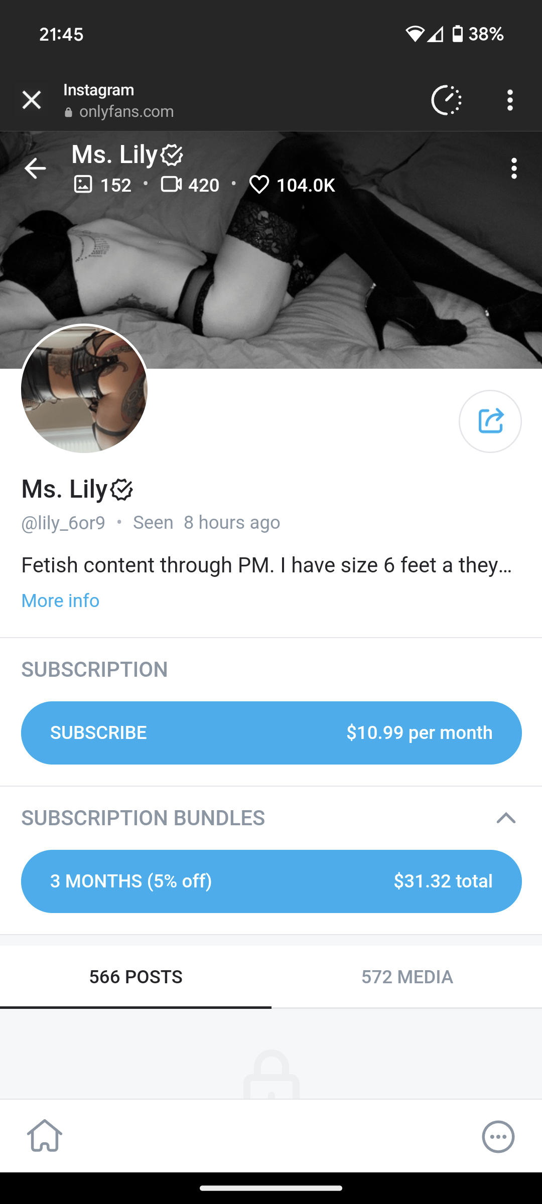 Ms. Lily – Onlyfans Girl Nude Sexy photos – 8
