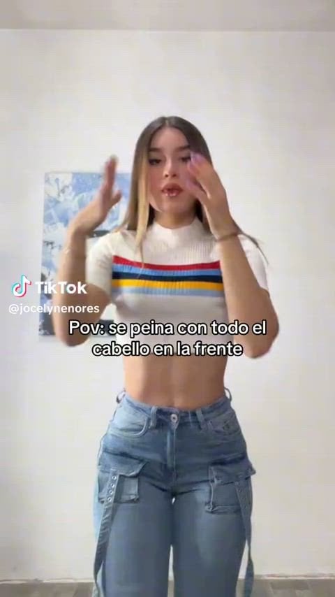 @jocelynenores Tiktok Girl Nude Sexy Video – 43