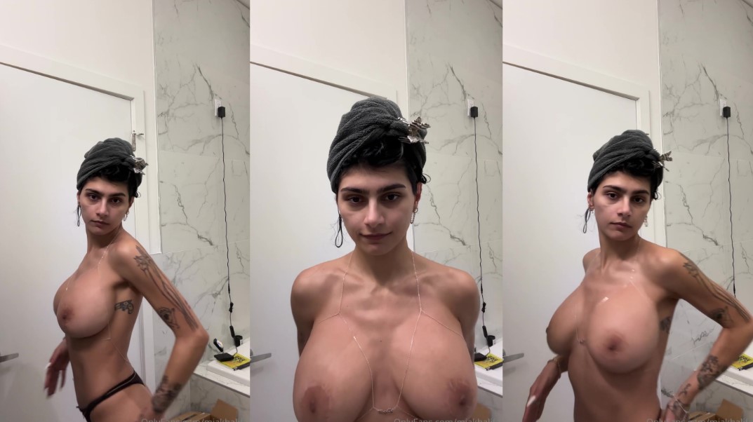 Mia Khalifa Shower Full Nude Onlyfans Porn Video