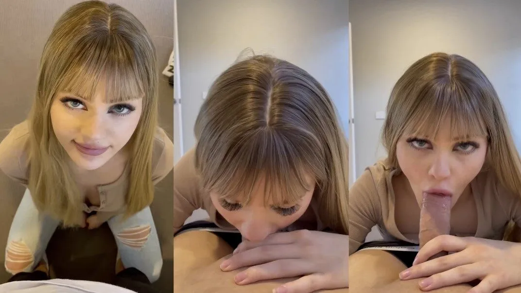 Mila Sobolov POV Blowjob Nude Onlyfans Porn Video