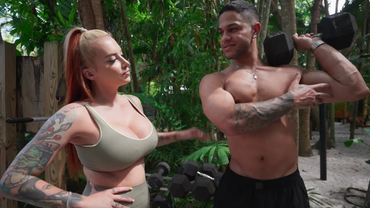 [RKPrime] Cubbi Thompson – Making Him Sweat! Premium Porn Video