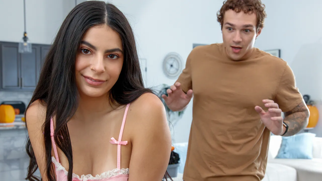 [BrattySis] Angel Gostosa – Stepsisters Halloween Treat Is My Dick